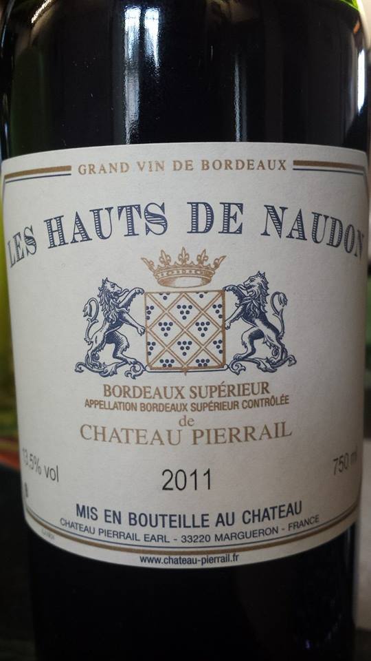 Les Hauts de Neudon 2011 – Bordeaux Supérieur