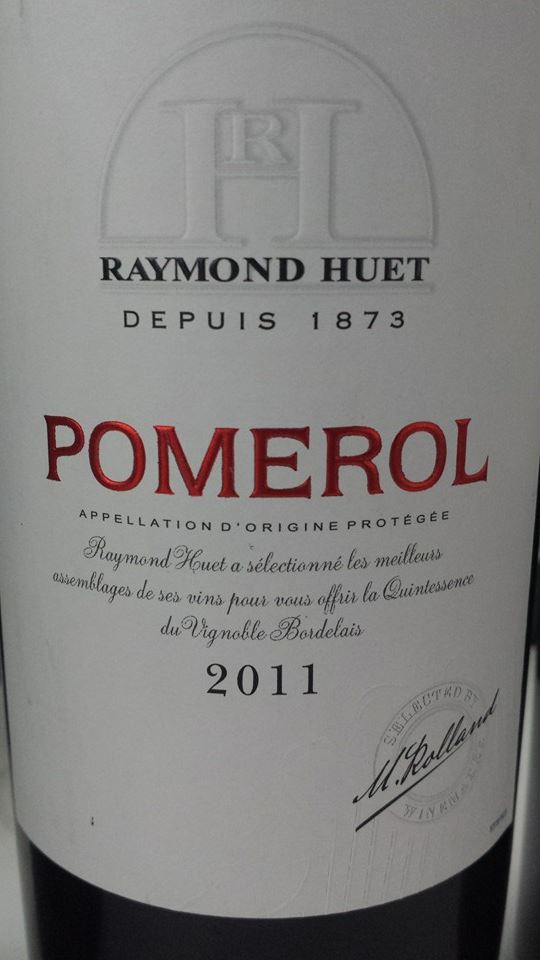 Raymond Huet 2012 – Pomerol