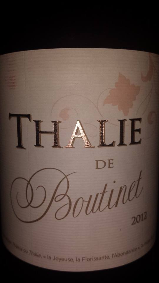 Thalie de Boutinet 2012 – Bordeaux Supérieur