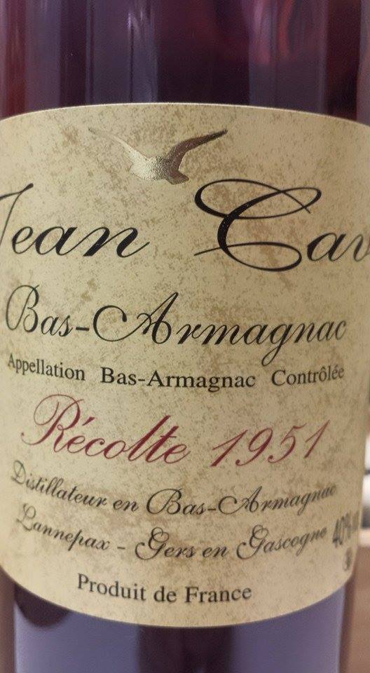 Armagnac Jean Cavé 1951 – Bas-Armagnac