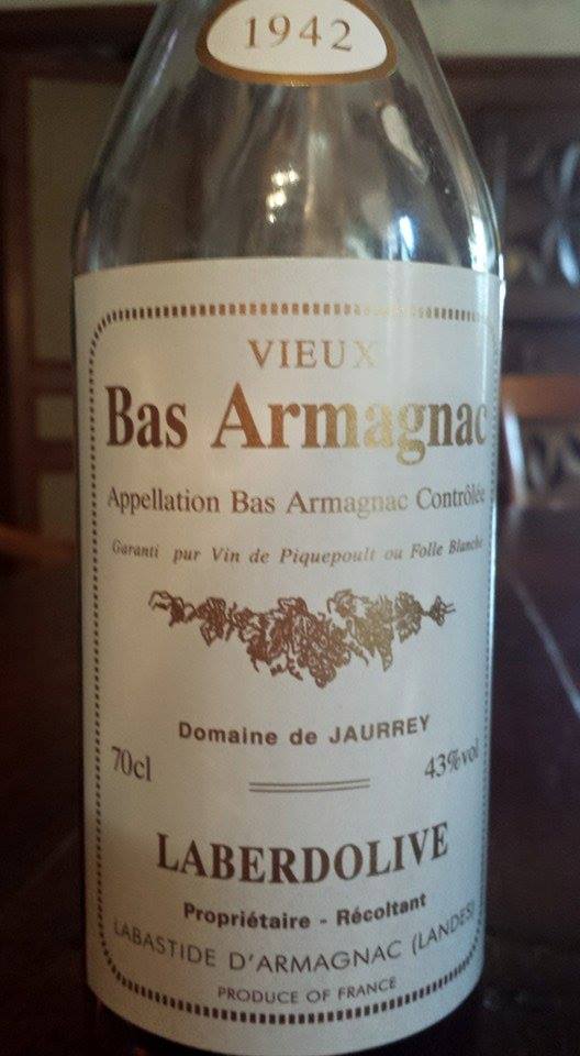 Armagnac Laberdolive 1942 – Domaine de Jaurrey – Vieux Bas-Armagnac