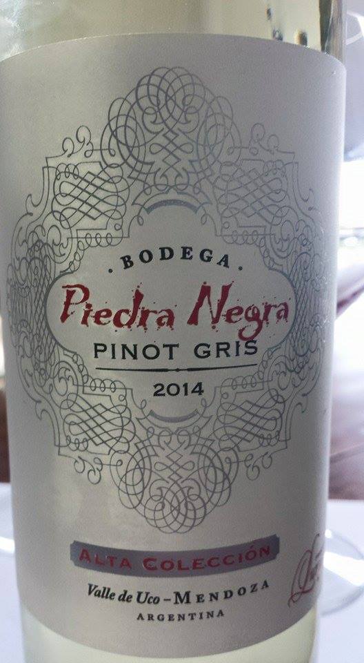 Bodega Piedra Negra – Alta Coleccion – Pinot Gris 2014 – Valle de Uco – Mendoza