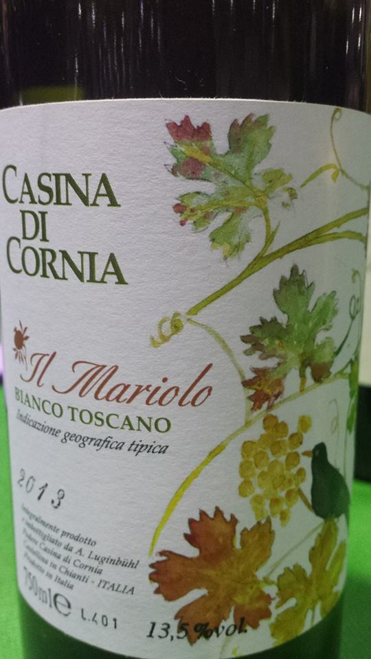 Casina di Cornia – Il Mariolo 2013 – Bianco Toscano – Toscana IGT