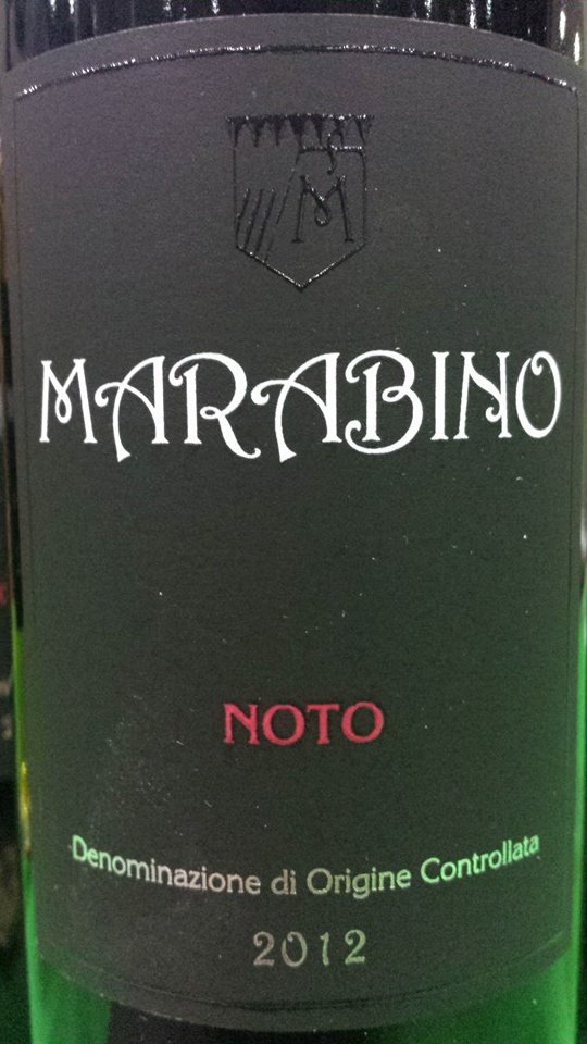Marabino – Nero d’Avola 2013 – Noto D.O.C.
