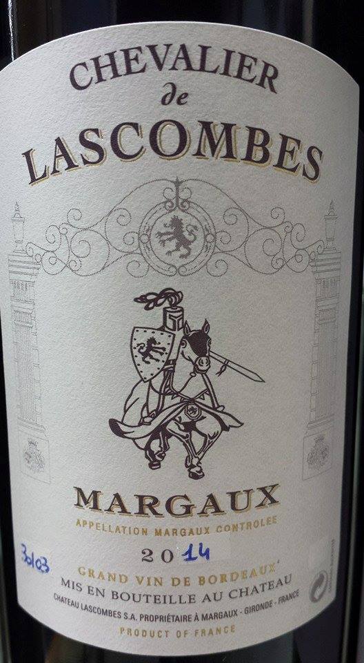 Chevalier de Lascombes 2014 – Margaux