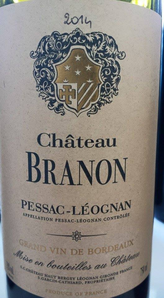 Château Branon 2014 – Pessac-Léognan