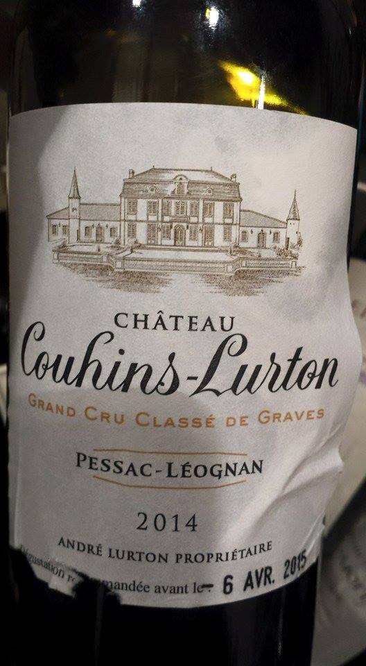 Château Couhins Lurton 2014 – Pessac-Léognan, Grand Cru Classé de Graves