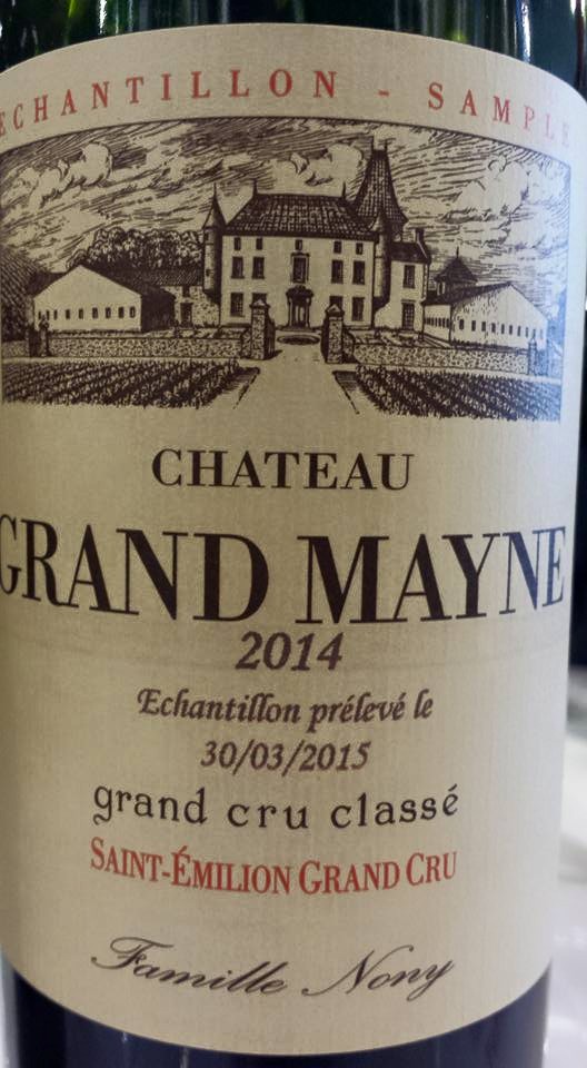 Château Grand Mayne 2014 – Saint-Emilion Grand Cru Classé