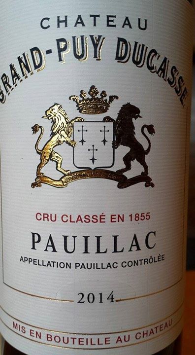 Château Grand-Puy Ducasse 2014 – 5ème Grand Cru Classé à Pauillac