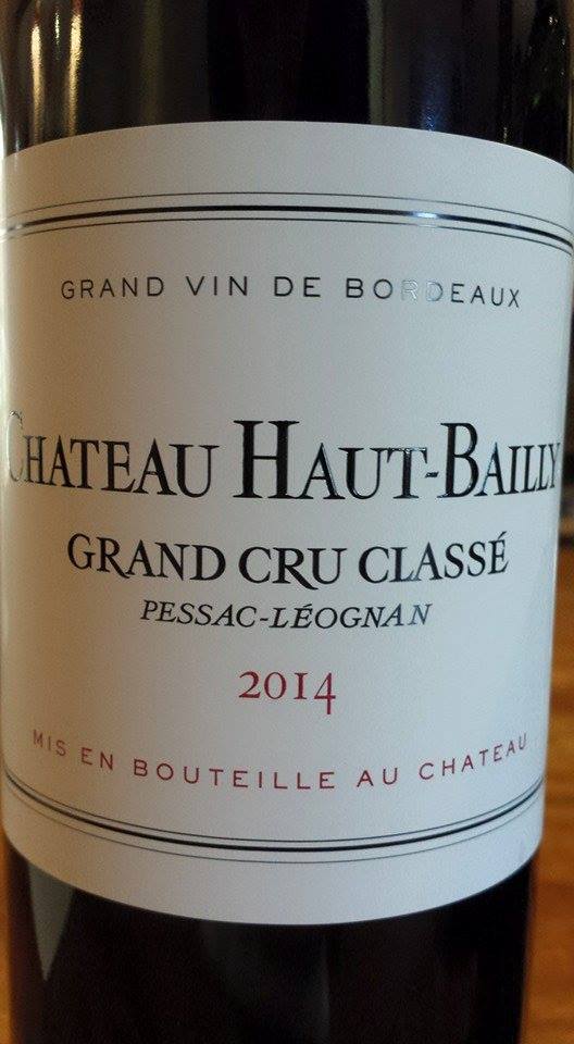 Château Haut-Bailly 2014 – Pessac-Léognan – Grand Cru Classé de Graves