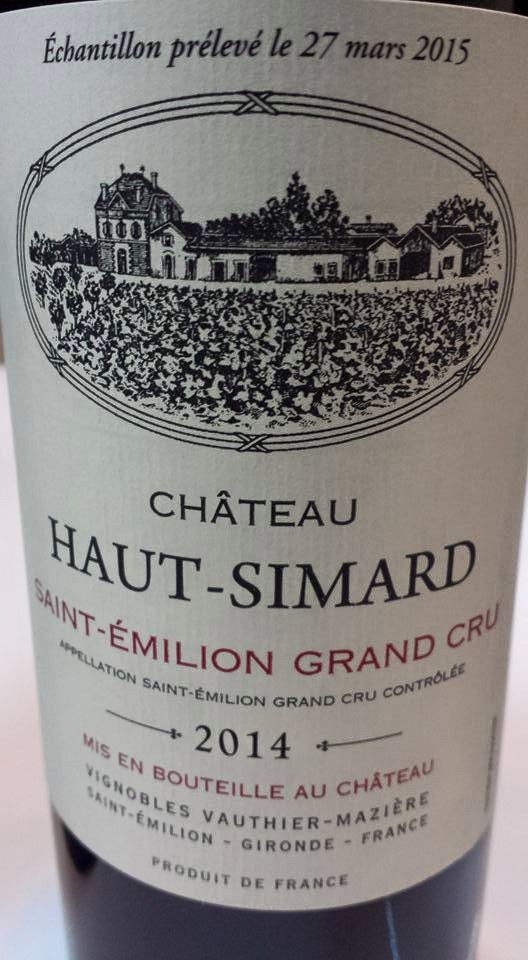 Château Haut-Simard 2014 – Saint-Emilion Grand Cru