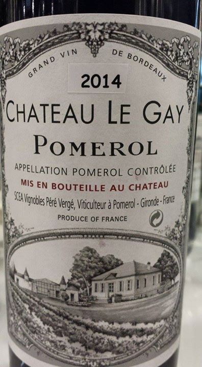 Château Le Gay 2014 – Pomerol
