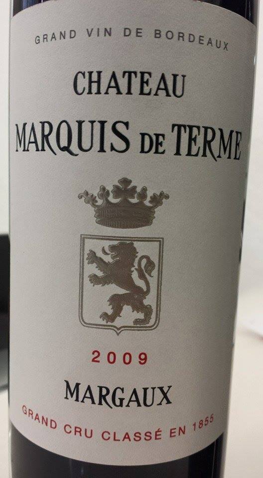 Château Marquis de Terme 2014 – 4ème Grand Cru Classé de Margaux