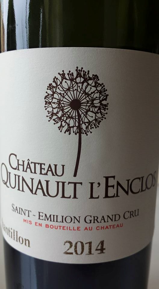 Château Quinault L’enclos 2014 – Saint-Emilion Grand Cru