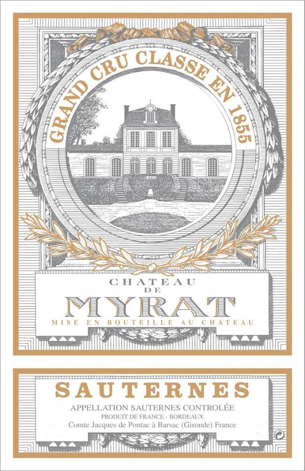 Château de Myrat 2014 – 2nd Cru Classé, Sauternes
