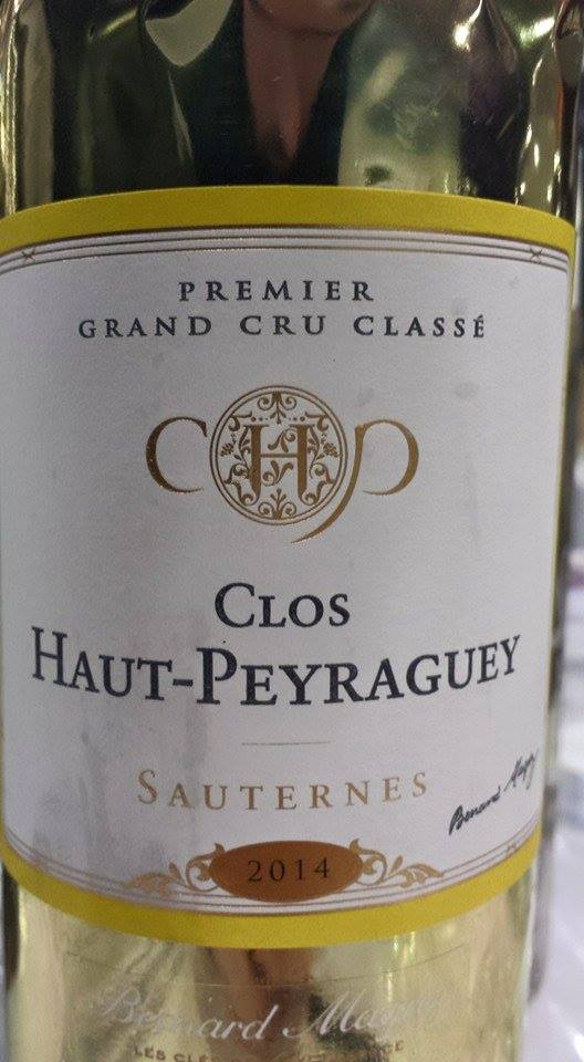 Clos Haut-Peyraguey 2014 – 1er Grand Cru Classé à Sauternes