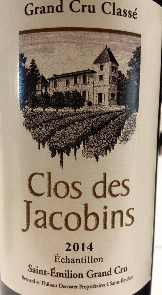 Clos des Jacobins 2014 – Saint-Emilion Grand Cru Classé