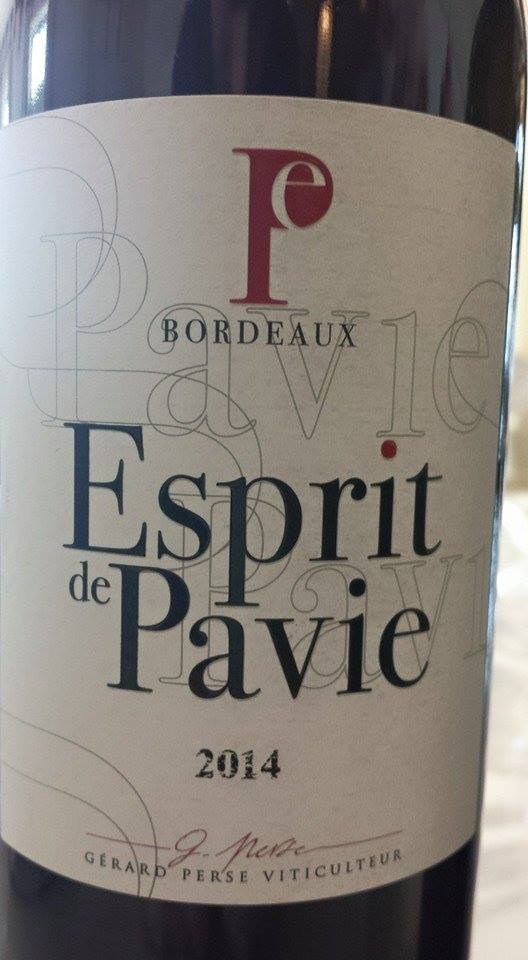 Esprit de Pavie 2014 – Bordeaux