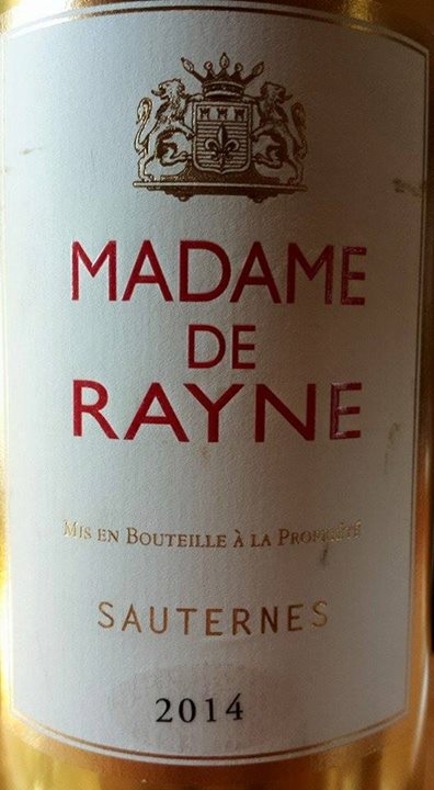 Madame de Rayne 2014 – Sauternes
