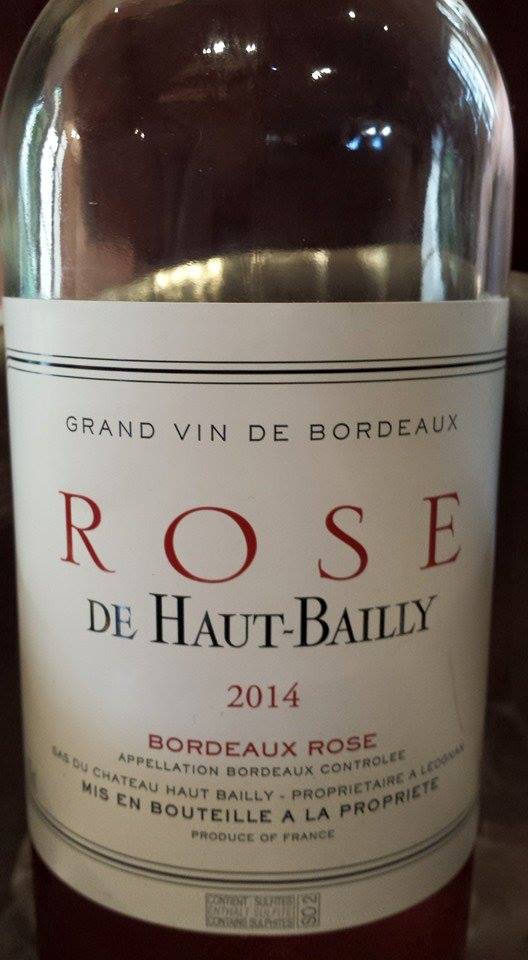 Rosé de Haut-Bailly 2014 – Bordeaux