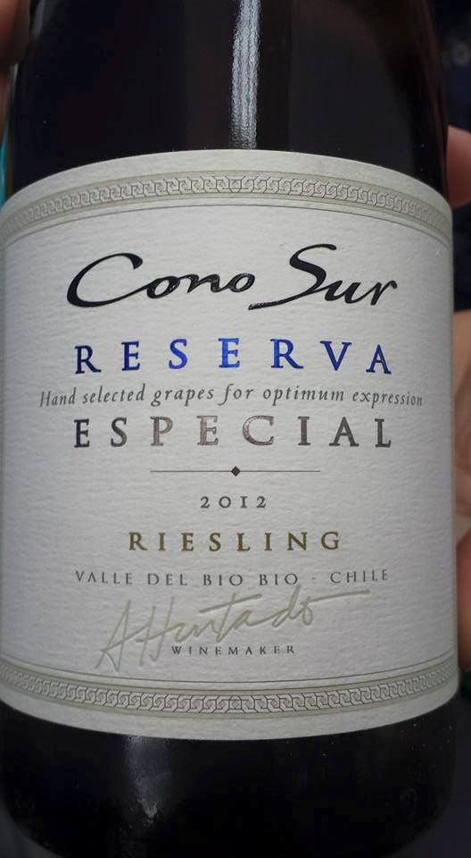 Cono Sur – Riesling 2012 – Reserva Especial – Valle del Bio Bio – Chile