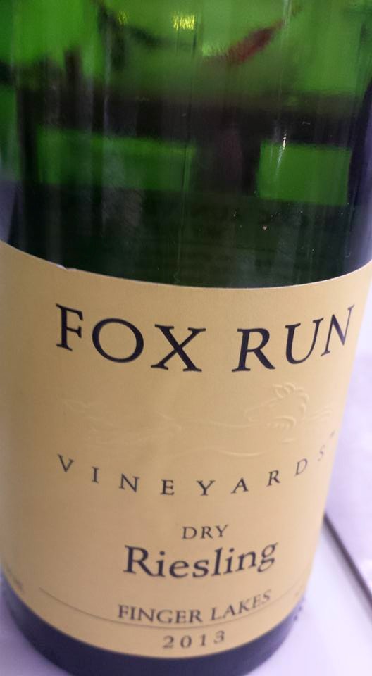 Fox Run Vineyards – Dry Riesling 2013 – Finger Lakes