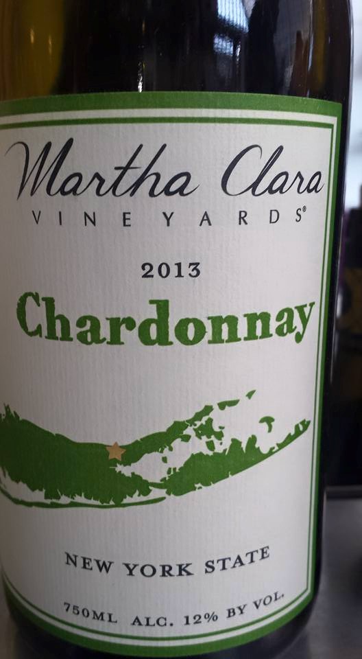 Martha Clara Vineyards – Chardonnay 2013 – New York State