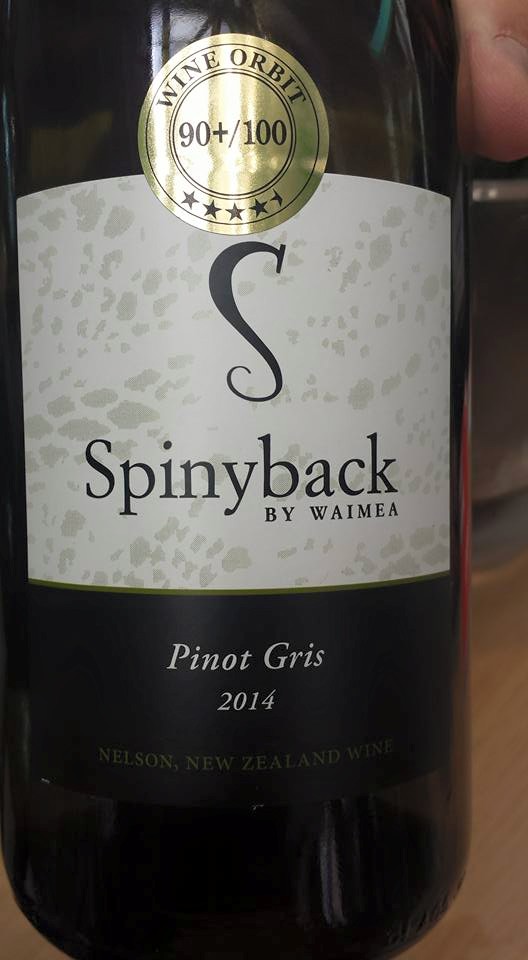 Spinyback by Waimea – Pinot Gris 2014 – Nelson