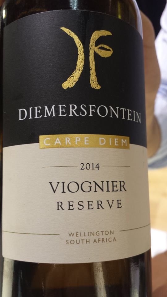 Diemersfontein – Carpe Diem – Viognier Reserve 2014 – Wellington