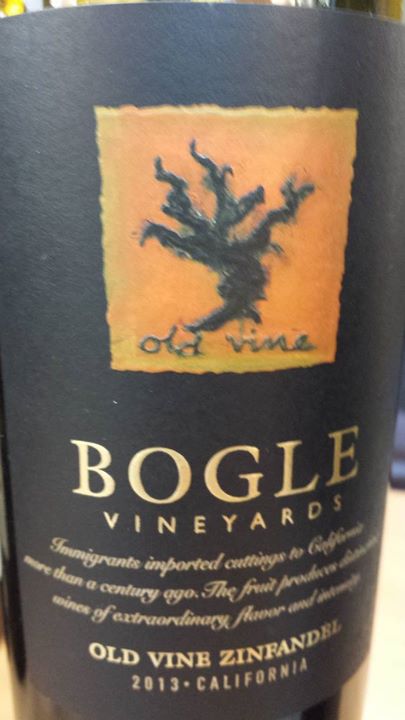 bogle vineyards old vine zinfandel