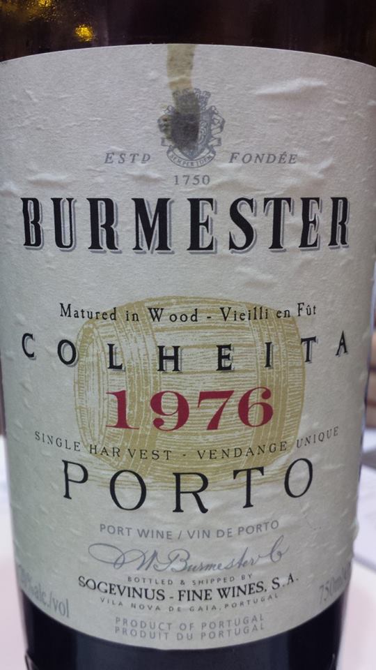 Burmester – Colheita 1976 – Singler Harvest – Porto