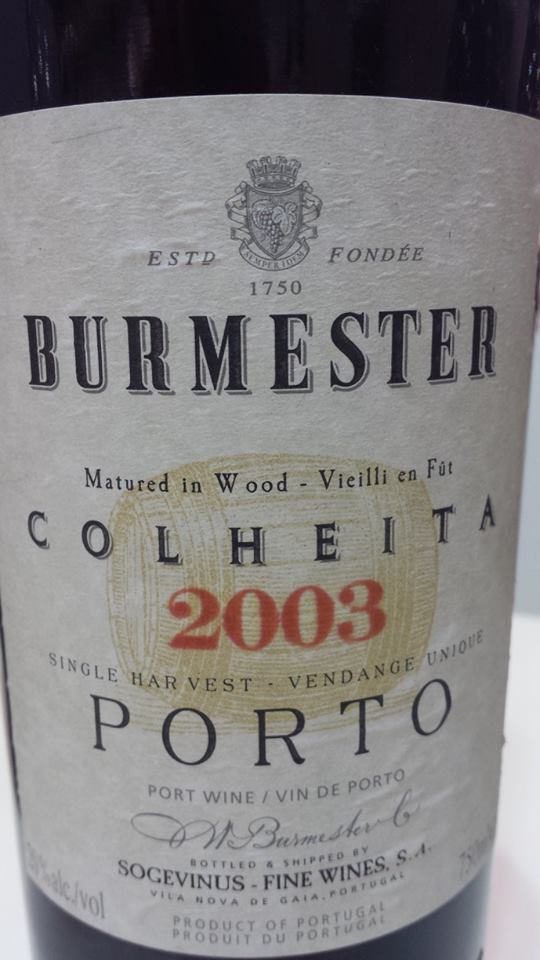 Burmester – Colheita 2003 – Porto