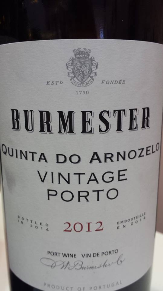 Burmester – Quinta do Arnozelo – 2012 Vintage Porto