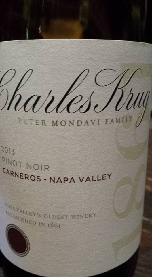 Charles Krug – Pinot Noir 2013 – Carneros – Napa Valley