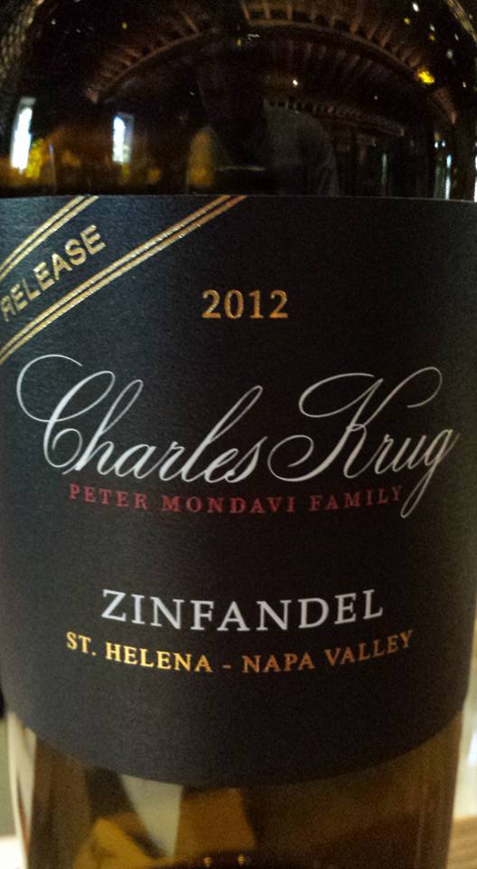 Charles Krug – Zinfandel 2012 – Limited Release – St. Helena – Napa Valley