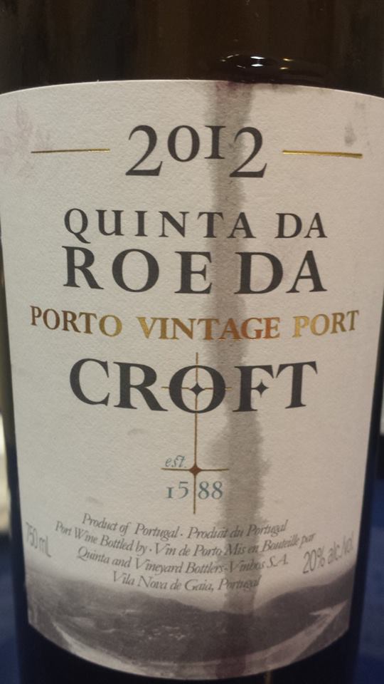 Croft – Quinta da Roeda – 2012 Vintage Port