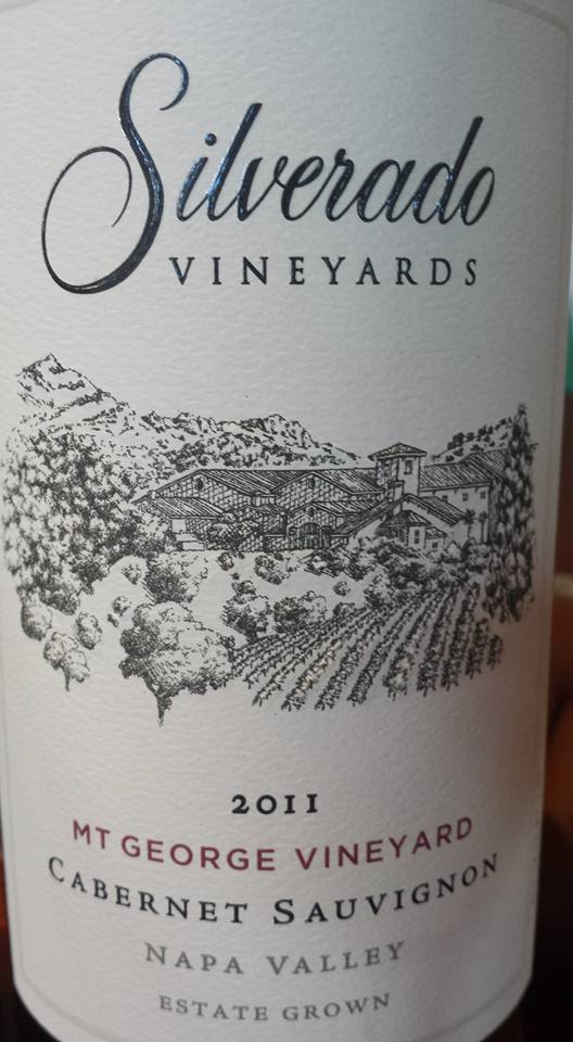 Silverado Vineyards – Mt George Vineyard – Cabernet Sauvignon 2011 – Napa Valley