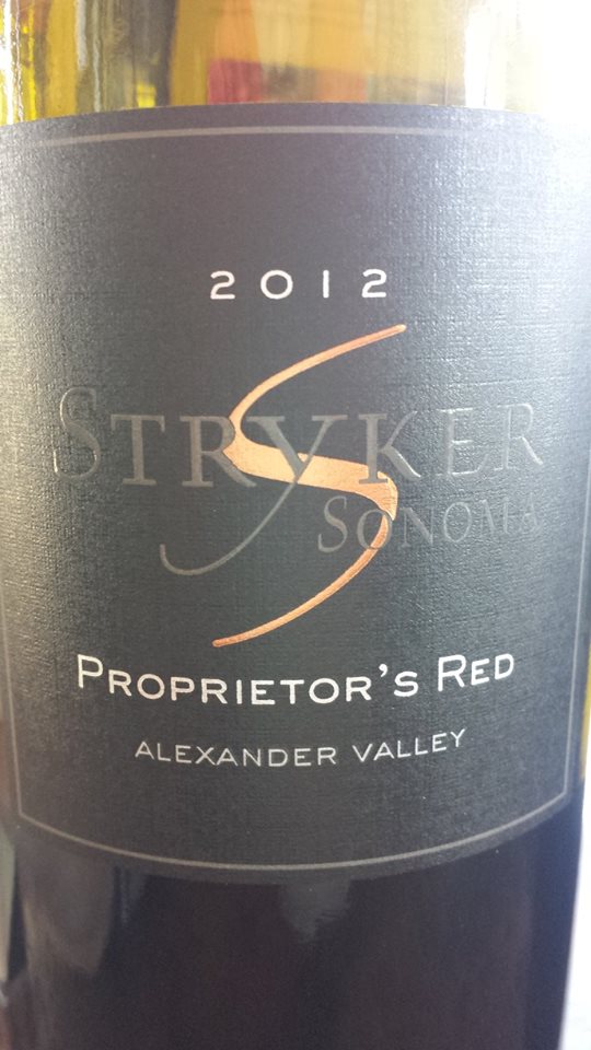 Stryker Winery – Proprietor’s Red 2012 – Alexander Valley – Sonoma