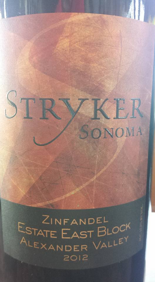 Stryker Winery – Zinfandel – Estate East Block 2012 – Alexander Valley – Sonoma