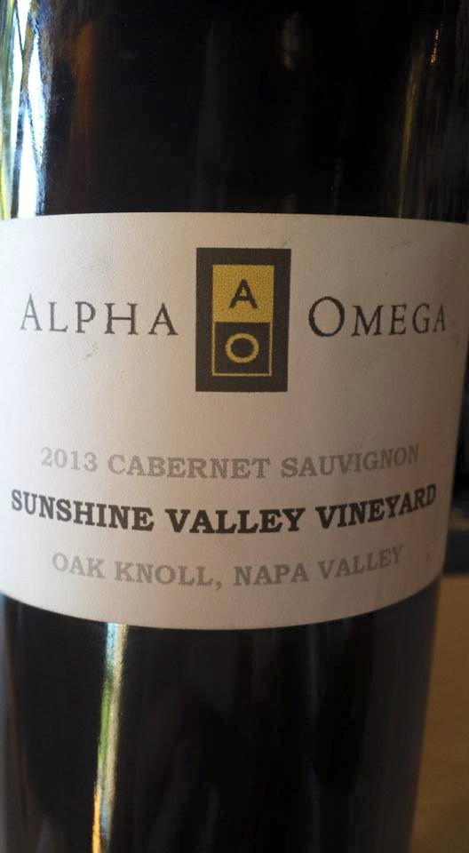 Alpha Omega – Cabernet Sauvignon 2013 – Sunshine Valley Vineyard – Oak Knoll – Napa Valley (Primeur)