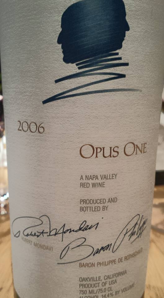 Opus One 2006 – Napa Valley | Vertdevin 