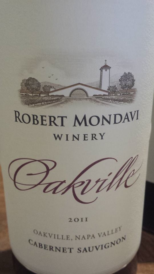 Robert Mondavi Winery – Oakville – Cabernet Sauvignon 2011 – Napa Valley