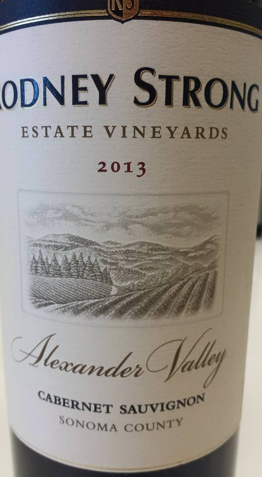 Rodney Strong Estate Vineyards – Cabernet Sauvignon 2013 – Alexander Valley – Sonoma