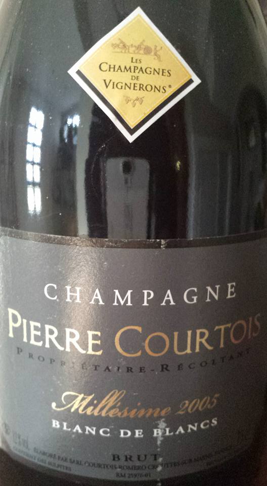 Champagne Pierre Courtois – Millésime 2005 – Blanc de Blancs