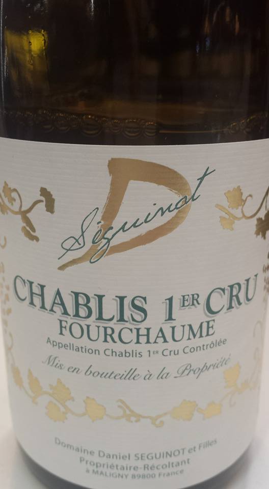 Daniel Seguinot – Fourchaume 2014 – Chablis 1er Cru