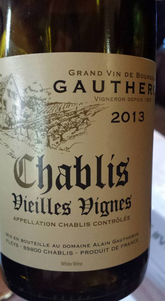 Domaine Alain Gautheron – Vieilles Vignes 2013 – Chablis