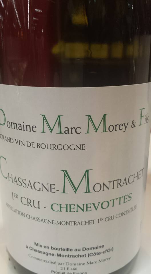 Domaine Marc Morey & Fils – Chenevottes 2014 – 1er Cru – Chassagne Montrachet
