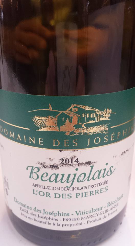 Domaine des Joséphins – L’or des Pierres 2014 – Beaujolais