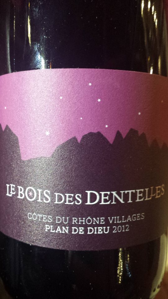Le Bois des Dentelles – Plan de Dieu – Cuvée Elisa 2012 – Côtes du Rhône Villages