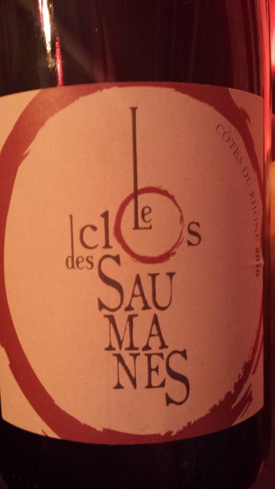 Le Clos des Saumanes 2010 – Côtes du Rhône